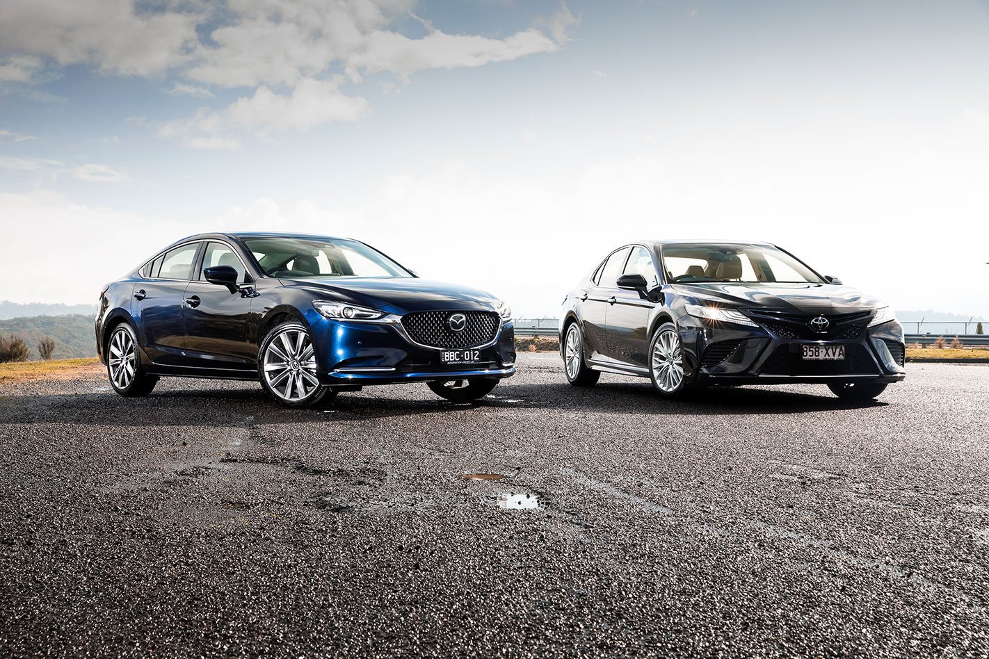Mazda 6 GT vs Toyota Camry SL V6 Comparison
